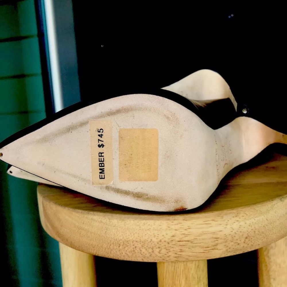 ❤️Gorgous JIMMY CHOO Calf Leather Black 37.5❤️ - Picture 7 of 7